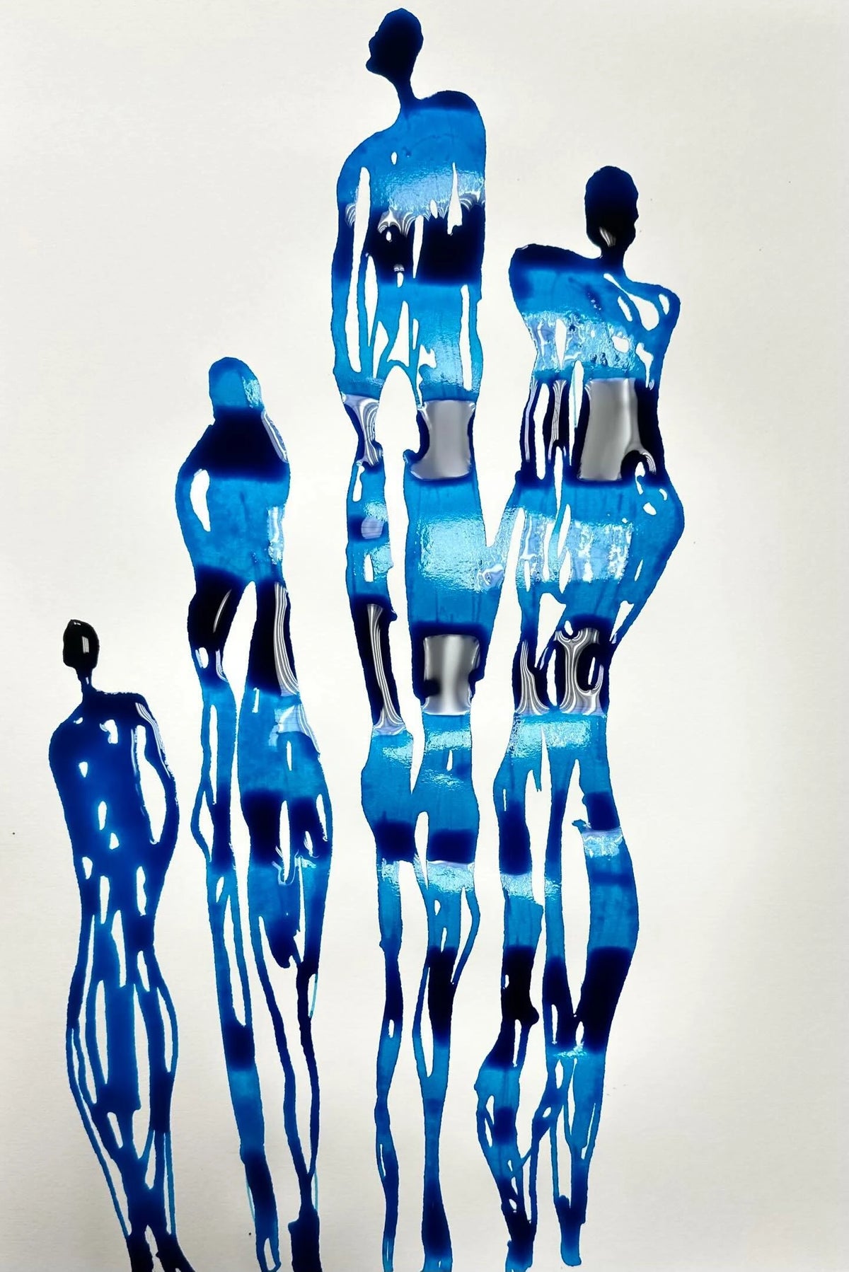 Silhouettes Turquoises