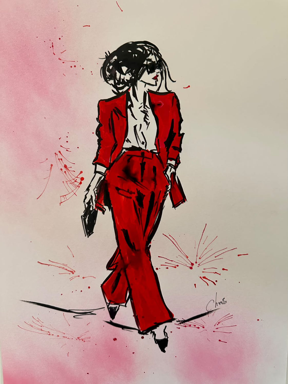 Les Femmes en Rouge - Inès