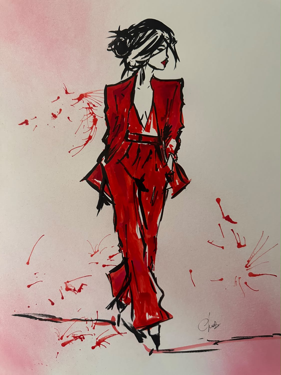 Les Femmes en Rouge - Brigitte