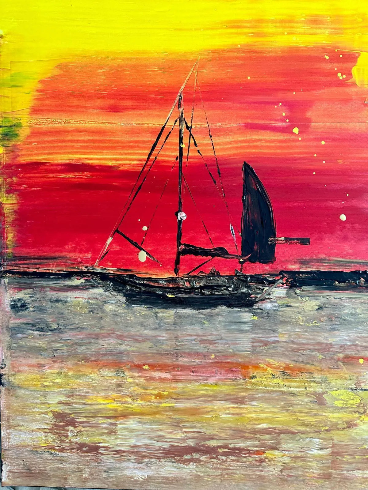Coucher de Soleil dans le Golfe de St Tropez